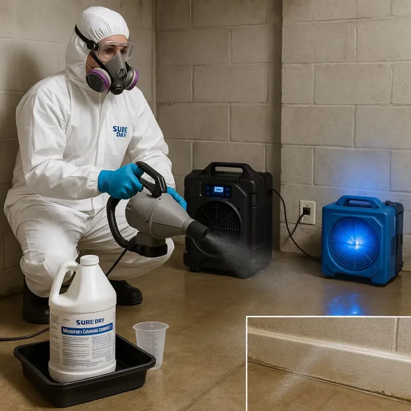 Sanitization and Odor Removal process in Meadowbrook, VA
