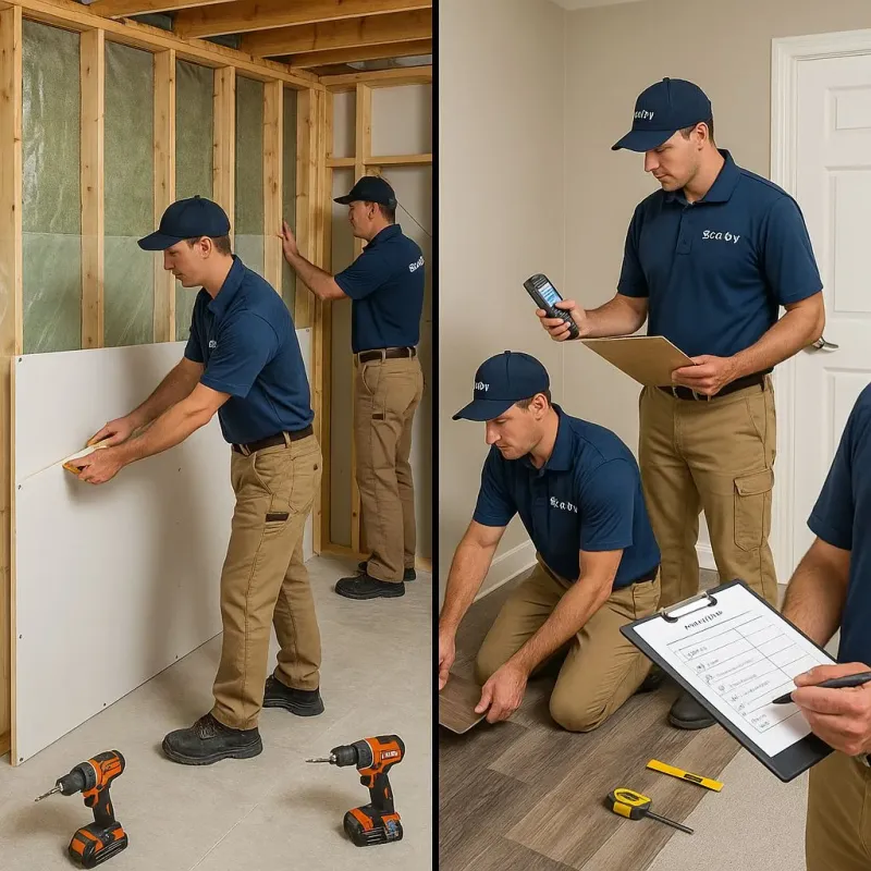 Repairs and Reconstruction process in Meadowbrook, VA